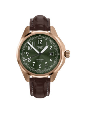 Aviator Aviator Zegarek V.1.38.2.324.4 Brązowy