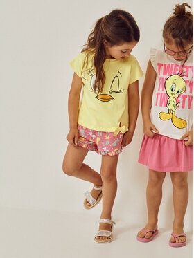 Zippy Zippy Pantaloncini sportivi Looney Tunes ZKGAP0402 23022 Rosa Regular Fit