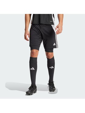 adidas adidas Szorty sportowe Tiro 24 Training 2-in-3 Czarny Regular Fit