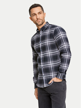 Lindbergh Lindbergh Hemd 30-225054 Grau Relaxed Fit