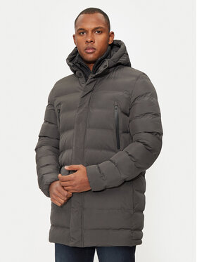 Geox Geox Zimní bunda M4628L T3128 F9821 Šedá Regular Fit