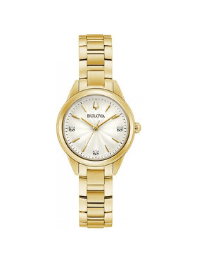 Bulova bulova Zegarek 97P150 Złoty