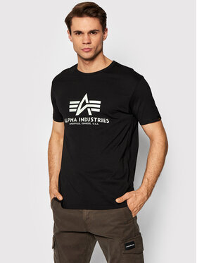 Alpha Industries Alpha Industries T-shirt Basic Kryptonite 116521 Noir Regular Fit