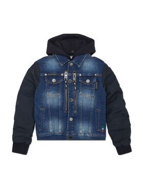 PHILIPP PLEIN PHILIPP PLEIN Kurtka jeansowa 28129 Błękitny Comfort Fit