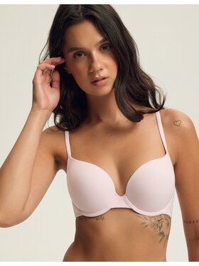 Esotiq Esotiq Biustonosz push-up 43903 Różowy