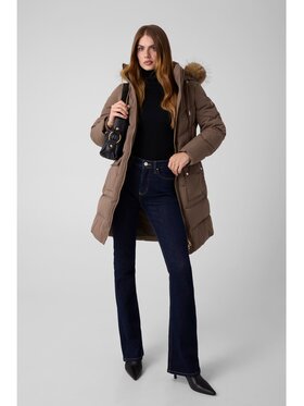 Guess Guess Bunda pro přechodné období 184823 Hnědá Classic Fit