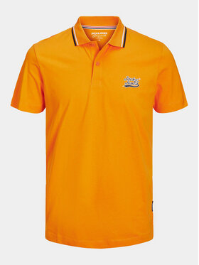 Jack&Jones Polo Majica Tevor 12228781 Oranžna Standard Fit