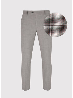 Pako Lorente Pako Lorente Spodnie garniturowe P24SF-6G-018 Brązowy Slim Fit