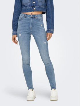 ONLY ONLY Blugi Rose 15317250 Albastru Skinny Fit