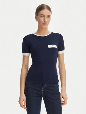 Rinascimento Rinascimento Blusa CFM0012253003 Blu scuro Slim Fit