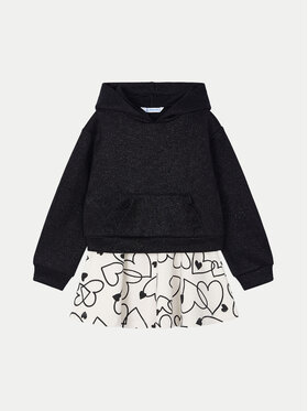Mayoral Mayoral Set Sweatshirt und Rock 4936 Schwarz Regular Fit