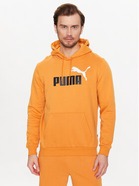 Puma Puma Bluza Ess 586764 Pomarańczowy Regular Fit