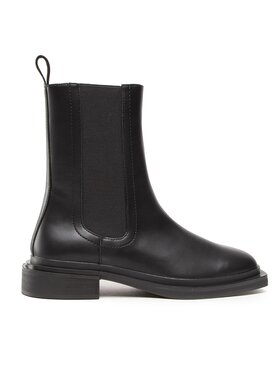 DeeZee DeeZee Kotníková obuv s elastickým prvkem ZAL90183-1 Černá