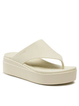 Crocs Crocs Natikači Crocs Brooklyn Flip 208727 Bež