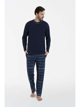 Italian Fashion Italian Fashion Piżama Ruben Granatowy Regular Fit
