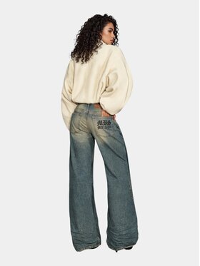 MADE BY SOCIETY MADE BY SOCIETY Spodnie materiałowe OBSIDIAN Jeans - P27233 Niebieski Basic Fit