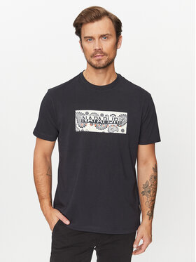Napapijri Napapijri T-Shirt NP0A4HFT Černá Regular Fit