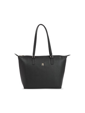 Tommy Hilfiger Tommy Hilfiger Sac à main Poppy Plus Tote AW0AW15856 Noir