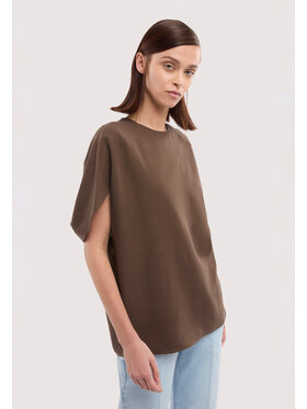 Trussardi Trussardi Top D4546200007N032 Brązowy Regular Fit