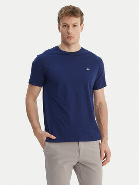 Gant Gant T-Shirt Shield 2003184 Tmavomodrá Regular Fit