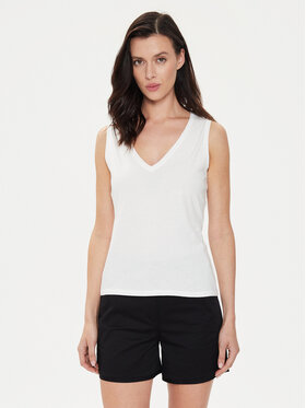Sisley Sisley Felső 3I1XLH00S Fehér Regular Fit