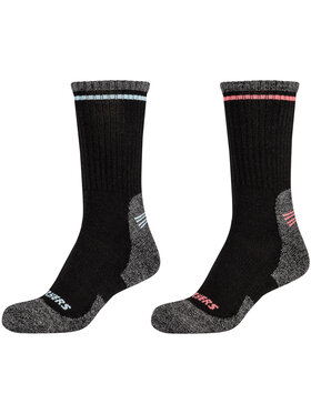 Skechers Skechers Skarpety krótkie Skechers 2PPK Women Trail Wool Socks Różowy
