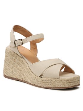 Castañer Castañer Еспадрили Thea Jute/001 023070-203 Бял