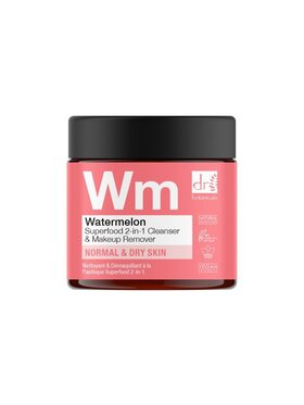 Dr Botanicals Dr Botanicals Żel 2 w 1 do twarzy z arbuza Superfood, idealny do demakijażu i oczyszczania, 60 ml Żel do mycia twarzy