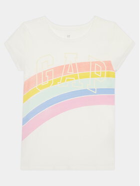 Gap Gap Футболка 886017 Écru Regular Fit