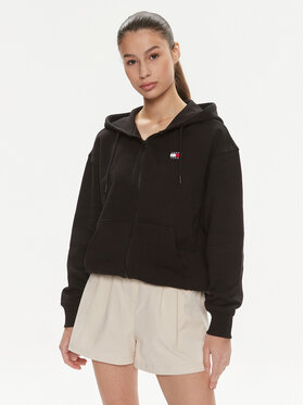 Tommy Jeans Tommy Jeans Μπλούζα Badge DW0DW17955 Μαύρο Relaxed Fit