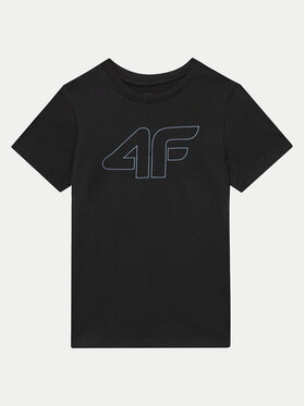 4F 4F Tricou 4FJWMM00TTSHM1627 Negru Regular Fit