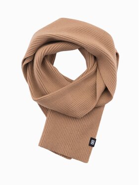 Ombre Ombre Szalik OM-ACSF-0119 Brązowy