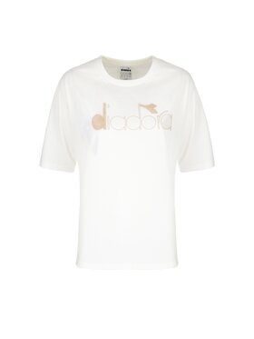 Diadora Diadora T-Shirt L. T-SHIRT SS URBANITY Biały Regular Fit