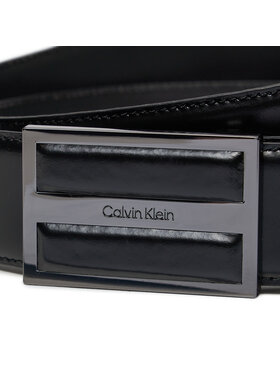 Calvin Klein Muški Remen Leather Inlay Plaque 35mm K50K511956 Crna