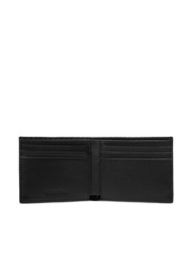 Calvin Klein Velika Moška Denarnica Modern Bar Bifold 6Cc W/Bill K50K511374 Črna