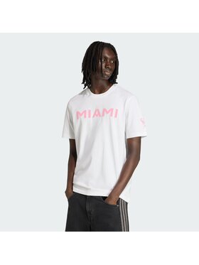 adidas adidas Koszulka techniczna Inter Miami CF T-jersey Biały Regular Fit