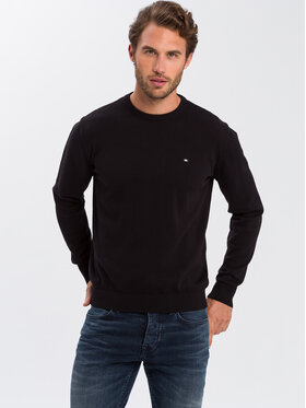 Cross Jeans Cross Jeans Sweter 34156-020 Czarny Regular Fit