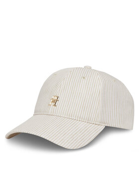 Tommy Hilfiger Tommy Hilfiger Καπέλο Jockey Premiu Beach AW0AW17141 Μπεζ