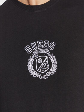 Guess T-shirt M3RI19 J1314 Crna Slim Fit