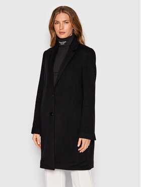Calvin Klein Calvin Klein Wollmantel K20K204155 Schwarz Regular Fit