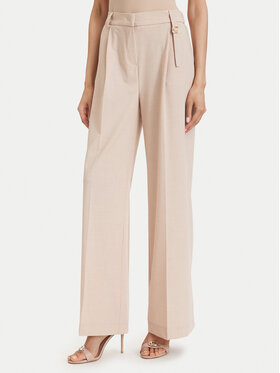 Maryley Maryley Pantaloni din material 26EB521/08BE Bej Regular Fit