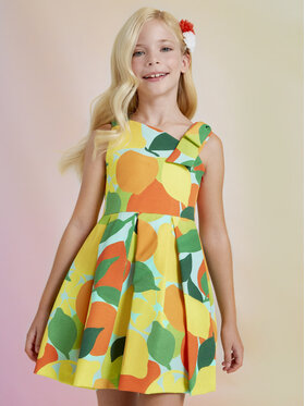 Abel & Lula Abel & Lula Rochie elegantă 5052 Colorat Regular Fit
