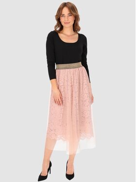 Perso Perso Spódnica JPE230069F Różowy Regular Fit