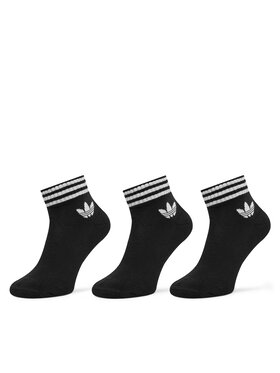 adidas adidas Set od 3 para unisex visokih čarapa 3-Stripes JV7436 Crna
