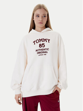 Tommy Jeans Tommy Jeans Pulóver DW0DW22603 Ekru Relaxed Fit
