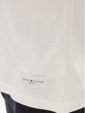 Tommy Hilfiger Majica Logo UM0UM03005 Écru Regular Fit