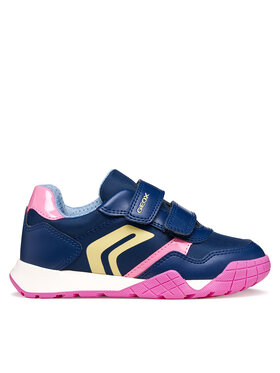 Geox Geox Sneakersy J Rann-E Girl J65P8A 0FU54 C4RE8 D Tmavomodrá