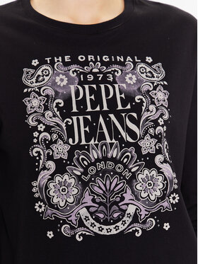 Pepe Jeans T-shirt Lulu PL505393 Crna Relaxed Fit