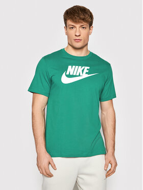 Nike Nike T-Shirt Icon Futura AR5004 Grün Regular Fit