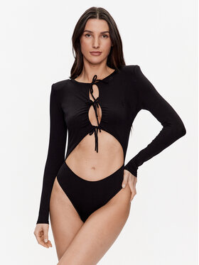 Undress Code Undress Code Bodijs Con Te Melns Slim Fit